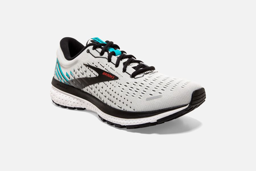 Brooks Ghost 13 Road Running Shoes - Mens - Grey/Black - MB1752089